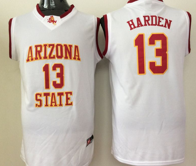 NCAA Men Arizona State Sun Devils White 13->atlanta falcons->NFL Jersey